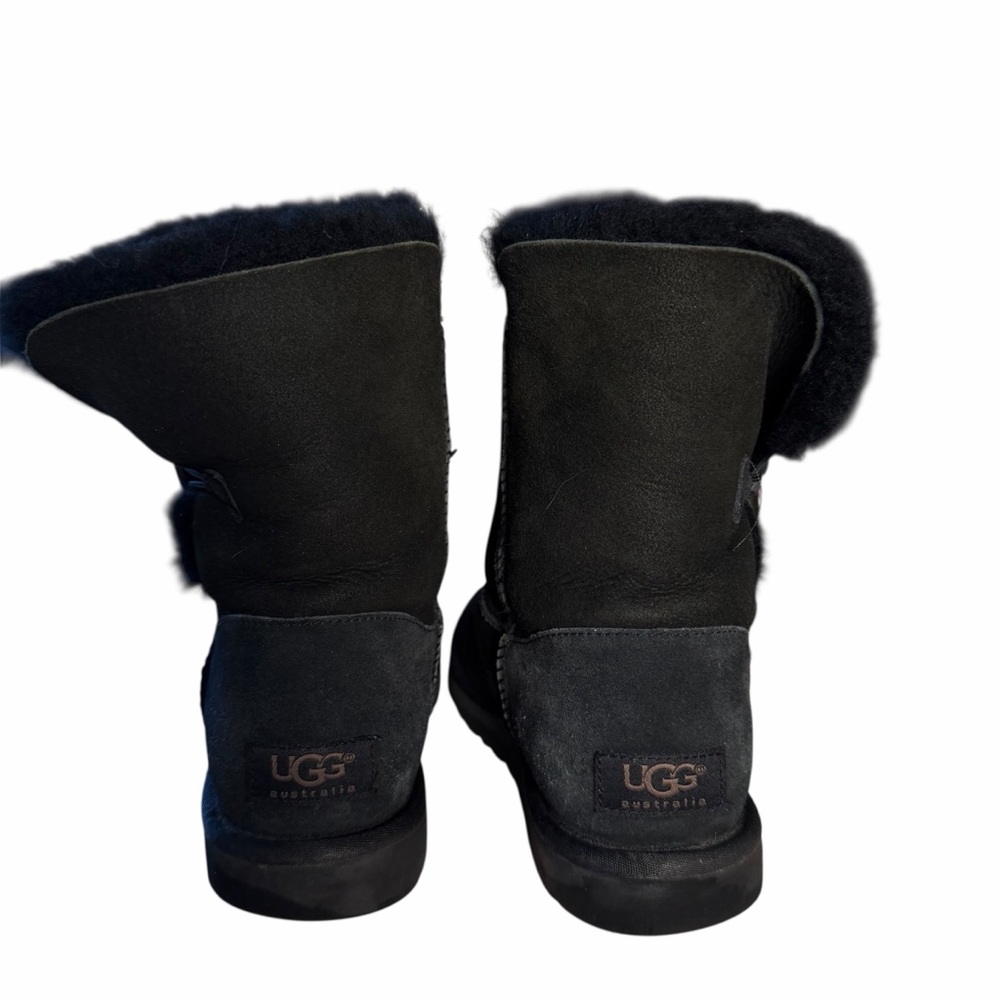 UGG Classic Short Bailey Button Black Winter Boots - image 6